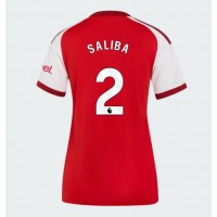 Fotbalové Dres Arsenal William Saliba #2 Dámské Domácí 2026-27 Krátký Rukáv